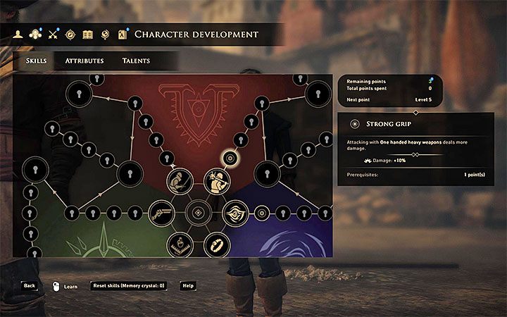Zużycie kryształu cofa też wszystkie decyzje związane z wydaniem punktów umiejętności, atrybutów i talentów - GreedFall: Rozwój postaci - jak zresetować? - GreedFall - poradnik do gry