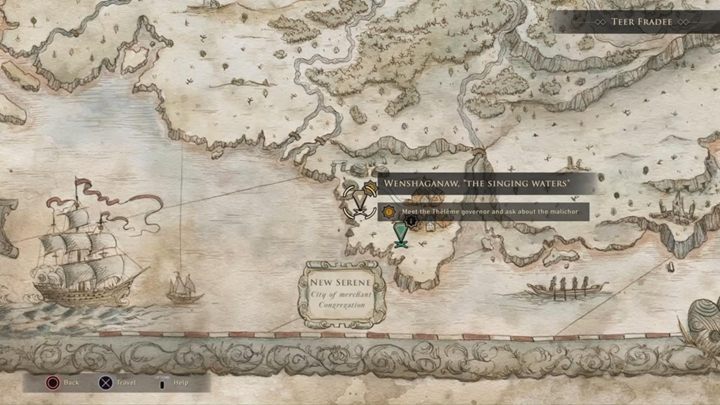 Wychodząc z dworu natkniesz się na Sir De Courcillona, który zleci ci dwa zadania poboczne - Eksploracja i Kartografia (Exploration and Cartography) i Śladami Profesora Serafeddina (In Professor Serafeddins Footsteps) - GreedFall: Znajdź Constantina w Pałacu, Stare Państwa w Nowym Świecie - solucja - GreedFall - poradnik do gry