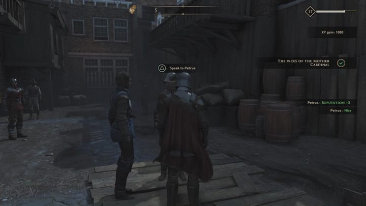 Kolejnym celem do przepytania jest bukmacher, a następnie lichwiarz - GreedFall: Występki Matki Kardynaliny - solucja, opis przejścia - GreedFall - poradnik do gry