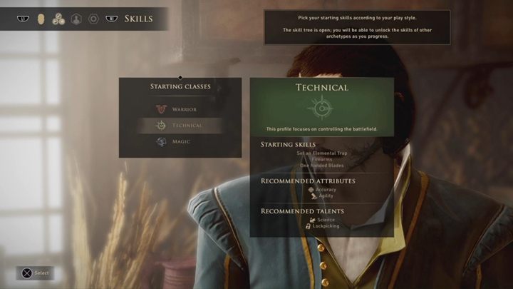 Kolejnym wyborem jest zdecydowanie jaką klasę startową chcesz wybrać dla swojego bohatera - GreedFall: Tworzenie postaci i wybór klasy - GreedFall - poradnik do gry