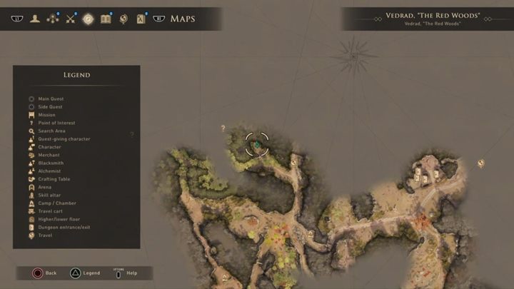 Komentarz: Północno-zachodnia część mapy - GreedFall: Kapliczki z umiejętnościami - lista, sekrety - GreedFall - poradnik do gry