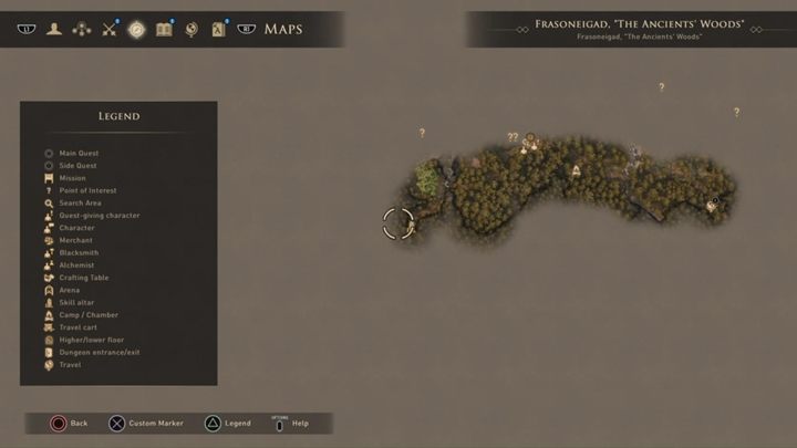 Komentarz: Frasoneigad, zachodnia część mapy - GreedFall: Kapliczki z umiejętnościami - lista, sekrety - GreedFall - poradnik do gry