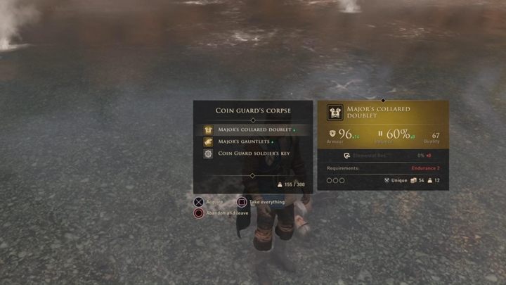 Pierwsze części zestawu podniesiesz ze zwłok, po walce z Nadaig Vedemen - GreedFall: Przedmioty legendarne - lokalizacja, sekrety - GreedFall - poradnik do gry