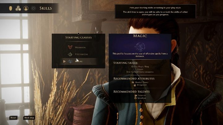 Po wyborze wyglądu bohatera przyjdzie czas na klasę - GreedFall: Wygląd bohatera - czy można zmienić? - GreedFall - poradnik do gry