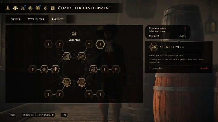 Rozwój tego talentu umożliwi Ci tworzenie eliksirów i pocisków - GreedFall: Talenty - GreedFall - poradnik do gry