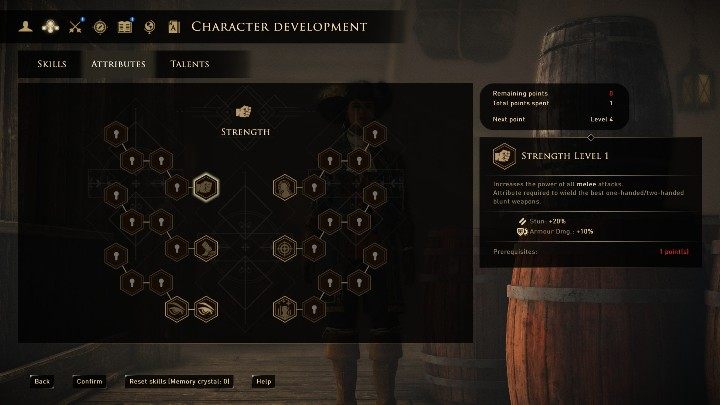 Każda postać dostępna w Greedfall może rozwijać również swoje atrybuty - GreedFall: Rozwój postaci - GreedFall - poradnik do gry
