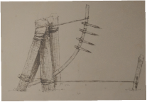 4 x kłoda, 1 x długi kij, 7 x lina, 1 x kij i 4 x mały kij - Green Hell: Pułapki - schematy - Green Hell - poradnik do gry
