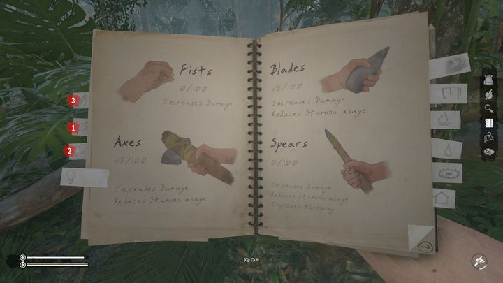 Każdą z nich rozwijasz w ten sam sposób - wykonując czynność z nią związaną - Green Hell: Umiejętności - Green Hell - poradnik do gry