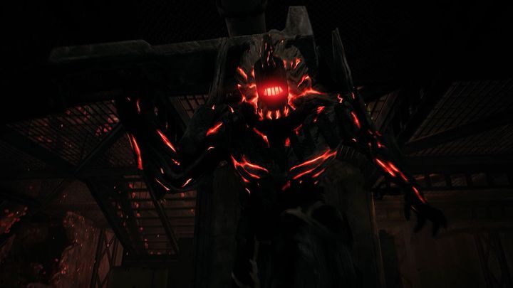 Najlepiej przed rozpoczęciem walki z nim skręcić w prawo, udać się w górę po schodach i tam zacząć walkę - Remnant From the Ashes: Gorefist - boss, jak pokonać? - Remnant From the Ashes - poradnik do gry