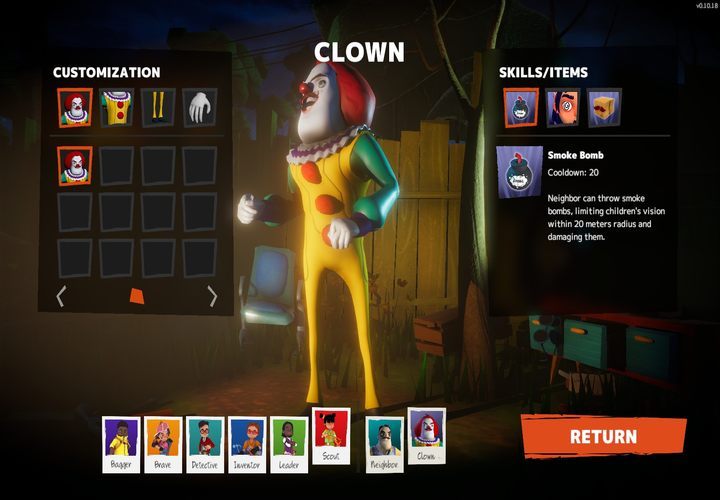 Gdy nie zdecydujesz się na skórkę dla tej postaci, wciąż możesz ją wybrać - co prawda nie możesz korzystać ze skórki, ale z umiejętności aktywnych i pasywnych już tak, tyle, że jako zwykły sąsiad - Secret Neighbor - poradnik do gry