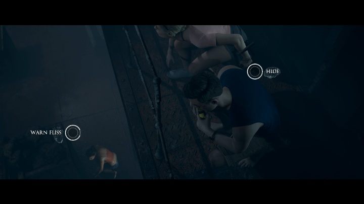 Gdy Fliss zejdzie po część masz dwie opcje - An Escape i caskets | Solucja The Dark Pictures Man of Medan - The Dark Pictures Man of Medan - poradnik do gry