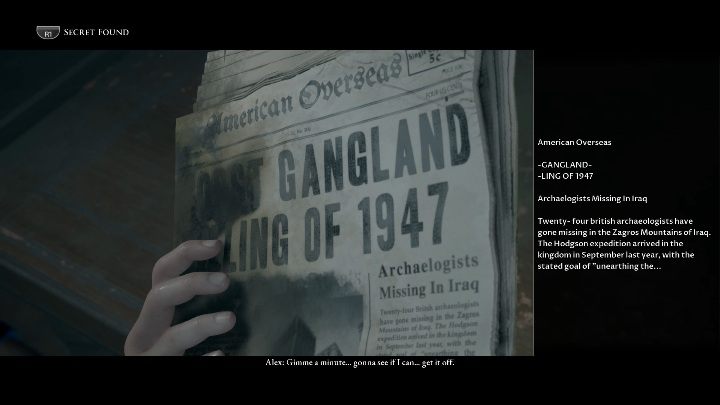 W pomieszczeniu, w którym was zamkną, na stole leży gazeta - Sekrety w The Dark Pictures Man of Medan - The Dark Pictures Man of Medan - poradnik do gry