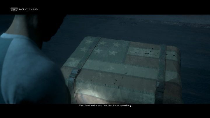 Ten sekret to skrzynia owinięta flagą Ameryki - Sekrety w The Dark Pictures Man of Medan - The Dark Pictures Man of Medan - poradnik do gry