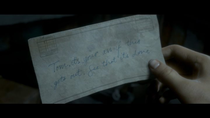 Na pustej metalowej pryczy leży notatka - Sekrety w The Dark Pictures Man of Medan - The Dark Pictures Man of Medan - poradnik do gry