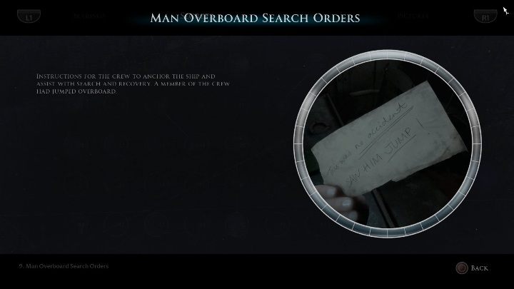 Na biurku, w pokoju znajdującym się przed jadalnią, znajdziesz notatkę - Sekrety w The Dark Pictures Man of Medan - The Dark Pictures Man of Medan - poradnik do gry