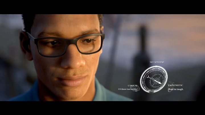 Przed przyjściem reszty grupy będziesz mógł jeszcze się wypowiedzieć - The Duke | Solucja The Dark Pictures Man of Medan - The Dark Pictures Man of Medan - poradnik do gry