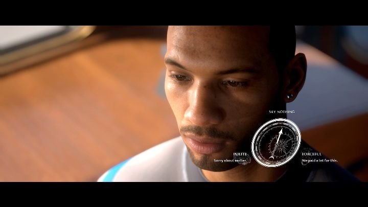 Po powrocie na górę musisz porozmawiać z Fliss - Wreck | Solucja The Dark Pictures Man of Medan - The Dark Pictures Man of Medan - poradnik do gry