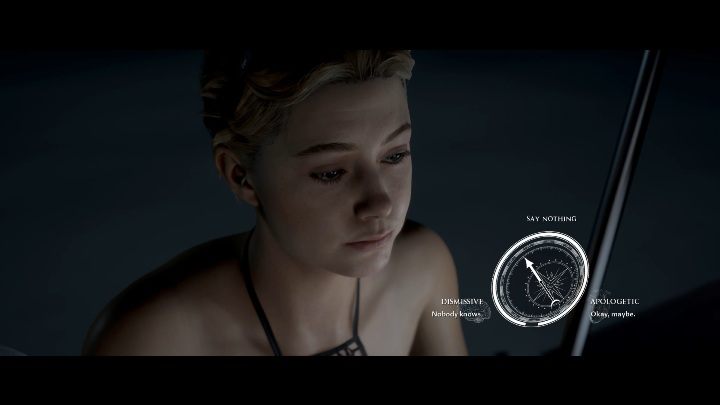 Kolejny dialog wpłynie na twoje relacje z Fliss - Ghost story | Solucja The Dark Pictures Man of Medan - The Dark Pictures Man of Medan - poradnik do gry