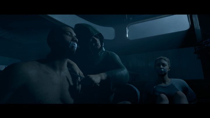 Nawet jeśli unikniesz ciosów przeciwników zostaniesz porwany i zamknięty w jednym z pomieszczeń, wraz z pozostałymi bohaterami - Intrusion i Storm | Solucja The Dark Pictures Man of Medan - The Dark Pictures Man of Medan - poradnik do gry