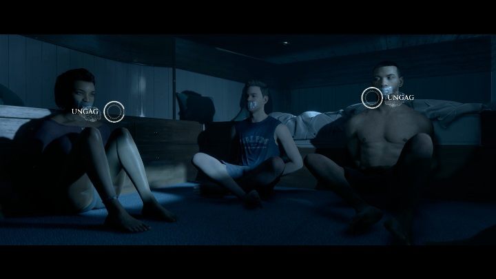 Gdy rybacy wyjdą z pomieszczenia możesz rozpocząć uwalnianie bohaterów - Intrusion i Storm | Solucja The Dark Pictures Man of Medan - The Dark Pictures Man of Medan - poradnik do gry