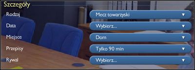 Doszły jednak do tego szersze możliwości w zakresie ustalenia szczegółów rozgrywki (złota bramka + karne itp - Terminarz | Gra w CM | Championship Manager 4 - Championship Manager 4 - poradnik do gry