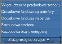 W kontaktach z zarządem radzę być powściągliwym i reagować tylko w ostateczności (pustki w kasie, zła atmosfera w drużynie) - Zarząd i kibice | Gra w CM | Championship Manager 4 - Championship Manager 4 - poradnik do gry