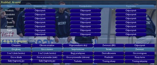 Niedzielę możemy zostawić wolna, z racji meczu lub przerwy po sobotnim meczu - Trening (Training) cz.2 | Gra w CM | Championship Manager 4 - Championship Manager 4 - poradnik do gry