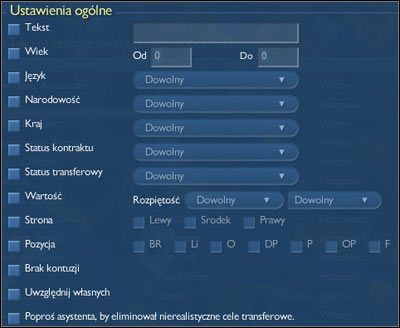 Z jego pomocą znacznie łatwiej wyszukać interesujących piłkarzy - Transfery (Player & Staff Search) cz.1 | Gra w CM | Championship Manager 4 - Championship Manager 4 - poradnik do gry