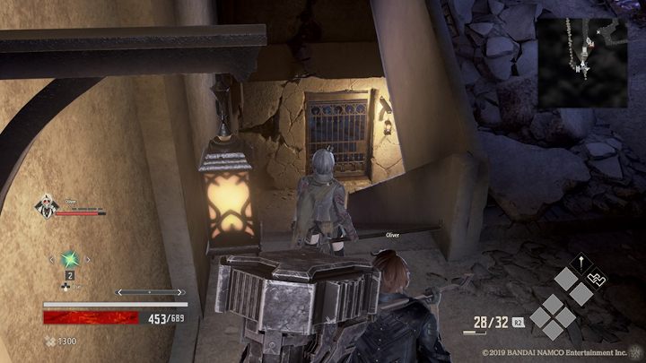 Następnie skręć w lewo i udaj się na dół schodami - Ruined City Underground cz.1 | Solucja Code Vein - Code Vein - poradnik do gry