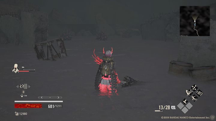 Po pokonaniu go, okrąż lokacje, napotkasz nowy rodzaj przeciwnika, kolczaste kule, które szarżują w twoją stronę - Howling Pit | Solucja Code Vein - Code Vein - poradnik do gry