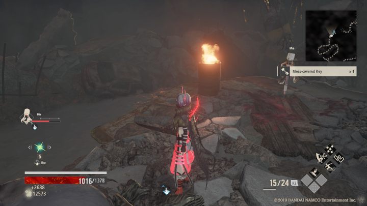 Po pokonaniu go zdobędziesz Moss-covered Key - Hills of Deception | Solucja Code Vein - Code Vein - poradnik do gry