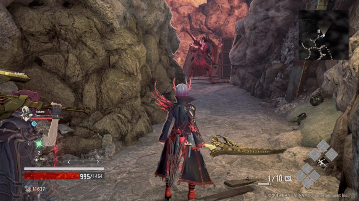 Kawałek dalej będzie stał czerwony Demon - Decayed Ship Interior | Solucja Code Vein - Code Vein - poradnik do gry