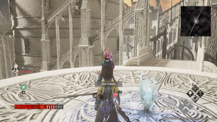 Do tego regionu dostaniesz się poprzez aktywacje statuy w regionie Area E-13 w Park Ruins - Cathedral of the Sacred Blood | Solucja Code Vein - Code Vein - poradnik do gry