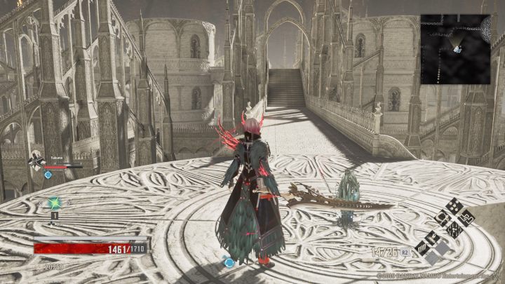 Wejdź na górę po schodach, tam znajdziesz dostęp do kolejnego Mistle, Outlook Tower - Artifice Tower | Solucja Code Vein - Code Vein - poradnik do gry