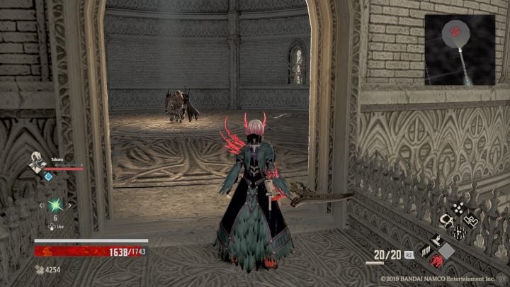 Ścieżka w lewo prowadzi do pomieszczenia z rycerzem - Outlook Tower | Solucja Code Vein - Code Vein - poradnik do gry