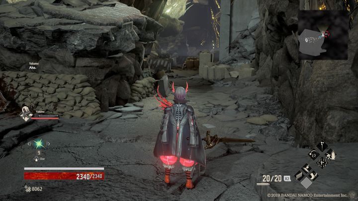 Po lewej stronie znajduje się ścieżka, idź nią pokonując przy tym kolejnych wrogów - Provisional Government Outskirts | Solucja Code Vein - Code Vein - poradnik do gry