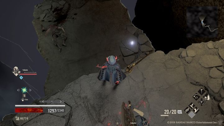 Po wygranej walce, zeskocz na dół i podnieś Loss Crystal (S) - Provisional Government Outskirts | Solucja Code Vein - Code Vein - poradnik do gry