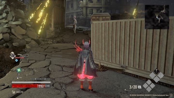 Po pokonaniu go, cofnij się do kontenera i idź w górę - Provisional Government Outskirts | Solucja Code Vein - Code Vein - poradnik do gry