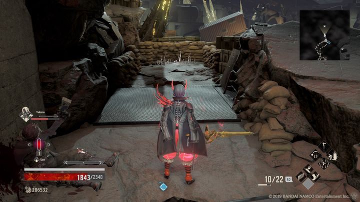 Przy drabinie znajdziesz również Regen Extension Factor - Provisional Government Outskirts | Solucja Code Vein - Code Vein - poradnik do gry