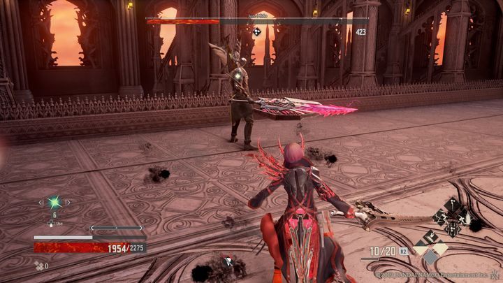 Tym atakiem są czarne kule, które wędrują wokół gracza - Juzo Mido | Boss w Code Vein - Code Vein - poradnik do gry