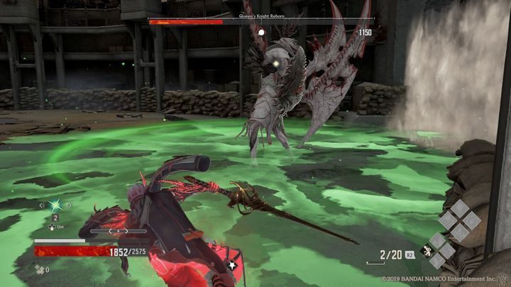 Queens Knight Reborn posiada również jeden nowy atak - Queens Knight Reborn | Boss w Code Vein - Code Vein - poradnik do gry