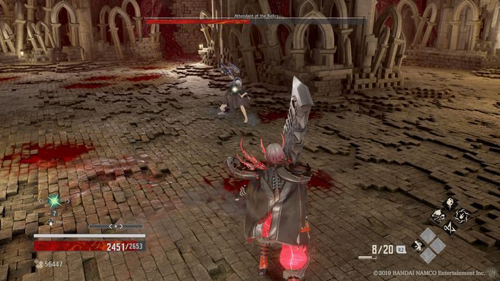 Boss ten w zasadzie nie ma drugiej fazy, walka należy do tych, przy których musisz bardzo się postarać, aby zginąć - Attendant of the Relics | Boss w Code Vein - Code Vein - poradnik do gry