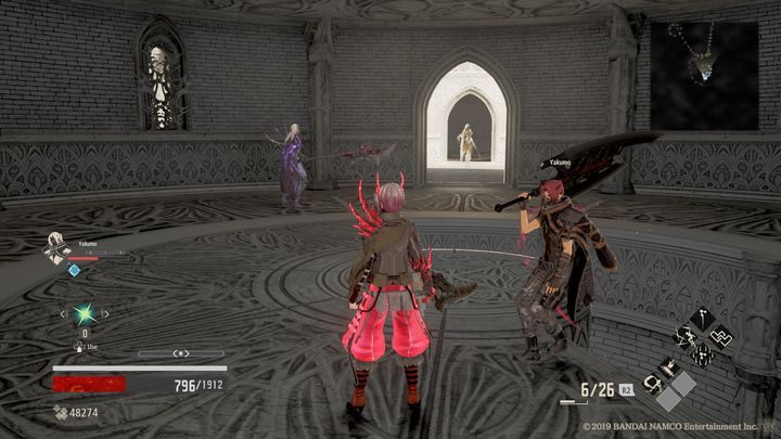 Udaj się najpierw ostatnią wymienioną drogą, czyli do filaru - Cathedral Perimeter | Solucja Code Vein - Code Vein - poradnik do gry