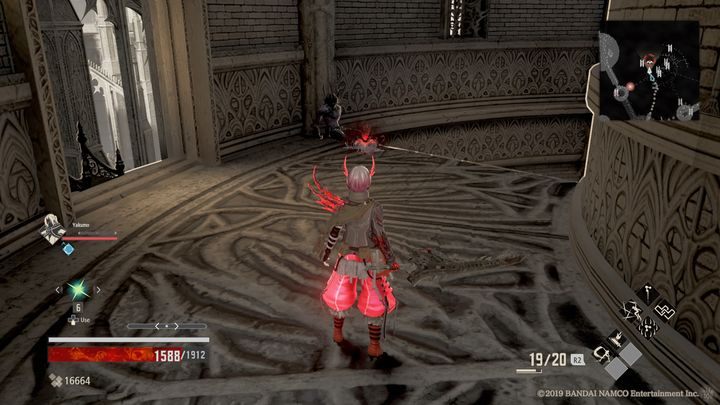 W następny pomieszczeniu znajduje się Rotten Mistle, oczyść go - Inner Tower | Solucja Code Vein - Code Vein - poradnik do gry