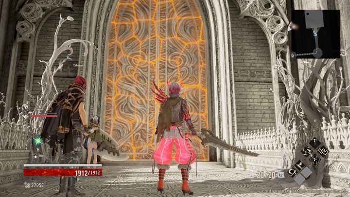 Idąc dalej, napotkasz wielkie drzwi otoczone barierą - Inner Tower | Solucja Code Vein - Code Vein - poradnik do gry