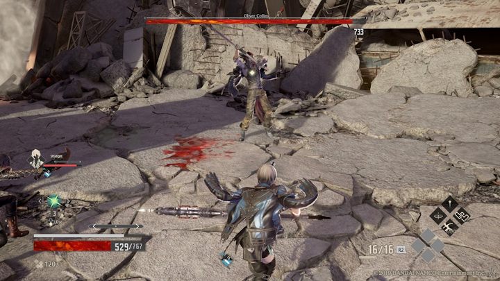 W pierwszej fazie, Oliver Collins będzie atakował młotem - Oliver Collins | Boss w Code Vein - Code Vein - poradnik do gry