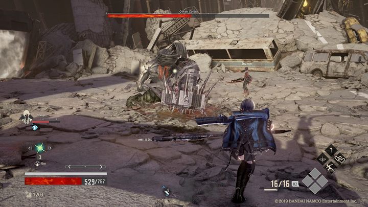 Przy około 60% HP - Oliver Collins | Boss w Code Vein - Code Vein - poradnik do gry