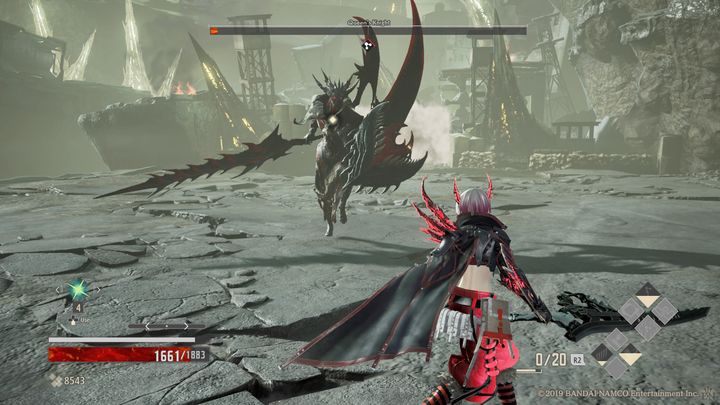 W drugiej fazie boss jest o wiele agresywniejszy niż wcześniej - Queens Knight | Boss w Code Vein - Code Vein - poradnik do gry