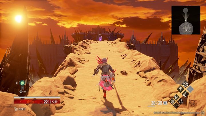 Po pokonaniu bossa, idź naprzód do fioletowego Mistle, dzięki temu dostaniesz się do kolejnego, nowego regionu - Successor of the Throat | Boss w Code Vein - Code Vein - poradnik do gry