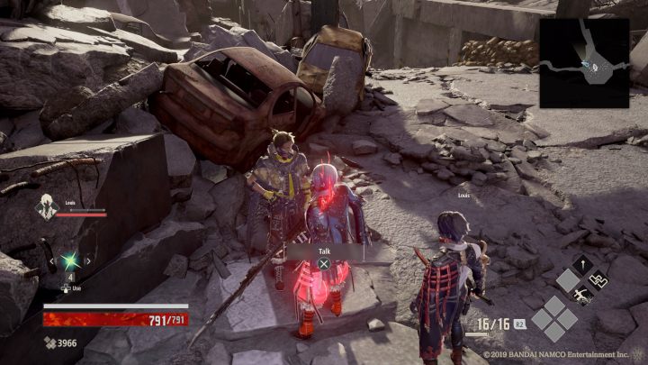 Miejsce walki z Oliverem Collinsem - Outer Crossroads | Solucja Code Vein - Code Vein - poradnik do gry